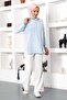 Belted Wide Leg Trousers Tsd221110 White - 2