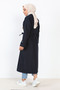 Lined Trench Coat TSD231003 Navy Blue - 5