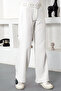 Belted Wide Leg Trousers Tsd221110 White - 4