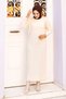 Crew Neck Knitwear Long Dress Tsd240720 Beige - 3