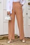 Striped Palazzo Trousers TSD240117 Tan - 3