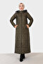 Quilted Coat with Zipper Pocket TSD230914 Khaki