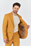 Alfredo Men's Yellow Spring-Summer Slim Fit 2'Li Suit - 5