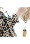 Emily Leopard Patterned Special Occasion Festive Girl's Dress - 6
