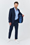 Alfredo Men's Navy-Navy Spring-Summer Slim Fit 2-Piece Suit - 5