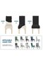 Home- Chair Cover, Chair Cover, Elastic, Lycra Washable 1Pcs Chair Cover - 3