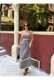 Women's Comfortable Fit Crepe Fabric Bronson Strap Dress - 2