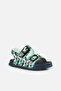 Miyu Ii Printed Boys Preschool Navy Blue Sandals - 5