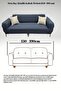 Jacquard 2-Person Medium Size Sofa Cover, Sofa Bed Sofa Cover (Price for 1 piece)