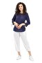 Zehra Sile Cloth Summer Blouse Purple Purple - 5