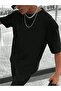 Trust Nobody Single Jersey T-Shirt - Black Printed Oversize Crew Neck T-Shirt - 2