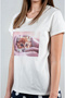 100% Cotton Women's Short Sleeve Printed and Polka Dot Pajamas Set - 4