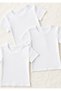 Women's Clothing Cotton & Elastane Crew Neck T-Shirt 3 Pieces Economic Package Ll.223.Ilk60.001
