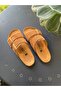 Anatomical Unisex Natural Cork Sole Genuine Leather Slippers - 3