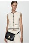 Sweater vest with contrasting stripes