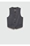 Slim striped vest - 3