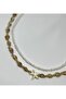Bohemian Summer Necklace Set with Sea Shells and White Sand Beads (2Pieces) - 2