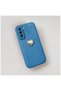 Samsung Galaxy S22 Compatible Case Heart Vel Silicone Case Light Blue - 2