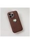 Apple iPhone 12 Pro Compatible Case Zebana Velvix Silicone Case Brown - 2