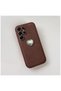 Samsung Galaxy S23 Ultra Compatible Case Zebana Velvix Silicone Case Brown - 2