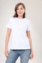 100% Cotton super quality women's t-shirt solid color White crew neck organic cotton combed t-shirt - 2