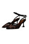 حذاء Zonex Leopard Mesh بكعب مفصل - 6