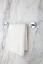 Chrome Long Towel Holder / Open Toilet Roll Holder Set of 2 Bathroom - 2