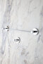Chrome Long Towel Holder / Open Toilet Roll Holder Set of 2 Bathroom
