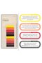 Postit ملون شفاف Post-it Post It.علامة مرجعية للكتاب، ورق ملاحظات لاصق، 200 ورقة - 5