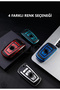 Bmw Compatible 1, 3, 5, 7 Series, F30, F25, F20, F18, F16, F15, F10, X1, X3, X4, X5 Leather Look Tpu Key Case Cover (Silver) - 8