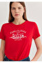 Cat Printed Red T-Shirt Semi Slim Fit / Semi Slim Fit 1612940-82054 - 2
