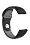حزام بديل لساعة Apple Watch Iwatch باللون الأسود/الرمادي - 3