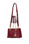 Burgundy Women Shoulder Bag Us25539 - 3