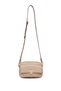 Beige-Burgundy Women's Messenger Bag Us25548