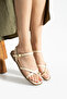 Beige Ringed Sandals - 2