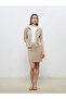 Esvab • Modern & Distinctive Waist Cuffed Openwork Mini Knit Skirt
