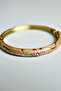 Enameled Steel Handcuff Bracelet