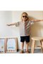 Linen Top & Muslin Shorts Set for Kids (Ages 3-12) – Colorful and Comfortable Summer Style