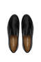 Men's Genuine Leather Black Leather Loafer Shoes - 5