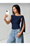 Shoulder Tie Detailed Sleeveless Blouse - 5