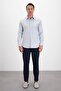 Comfort Fit 100% Cotton Classic Collar Gray Men's Shirt - 4