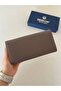 Genuine Leather Vendy Model Women's Wallet with Plenty of Eyes Mink - 7