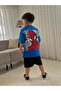 Boy's Summer Top and Bottom Set with Shorts - 2