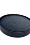 Cylinder Model Suede Fabric 20/20 cm Gray Color Earring-Piercing Tray - 6