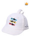 1-3 Years 48cm Baby Boy Summer Cute Baby Shark Adjustable Hat Cap White Y2311004