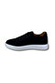 8790 Black Nubuck Leather White Sole Lace-Up Men's Casual Shoes - 2