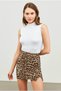 Women's Black White Brown Cream 4-Piece Zero Sleeve Half Fisherman Blouse - 2