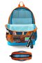 Primary School Boy's Four-Eye Backpack and Pen Holder Set - Blue Orange Land Vehicle - 2