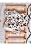 100% Cotton Unisex Summer Baby Set – Teddy Bear Patterned T-Shirt & Green Shorts Set of 2 - 2
