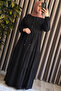 Women's Hijab Clothing Plus Size Seersucker Dress